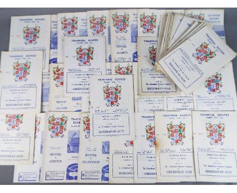 Tranmere Rovers Football Programmes. Sixty mid-1960s home issues to include Friendly versus Liverpool 1968 (60) Very Good