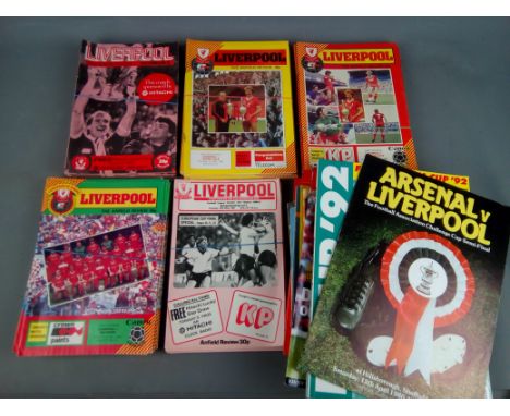 Liverpool Football Club Programmes - A good selection of match programmes from the 1980's and later, predominantly relating t