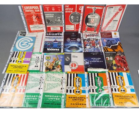 Football Programmes. A folder of Twenty Nine programmes mainly from the 1960s. All British team in European competition. Good