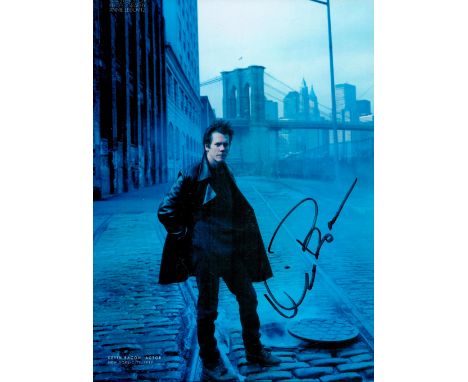 Kevin Bacon, actor. The original signed 10x8 inch photo is a copy of the photograph taken by top American portrait photograph