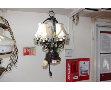 A three branch hanging light