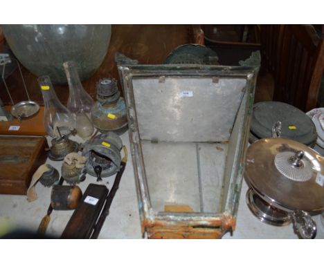 A street lamp (AF) and a bed warming pan (AF)
