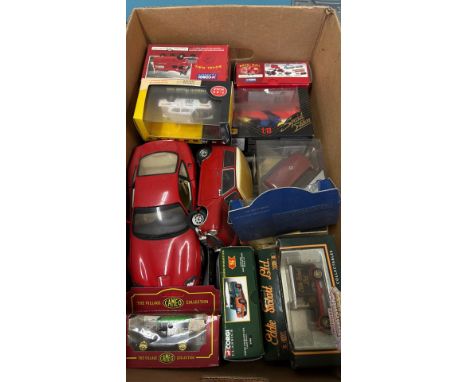 Mixed lot of die-cast model vehicles, including Corgi Classics, Eddie Stobart Ltd., and Special Edition models. Various scale