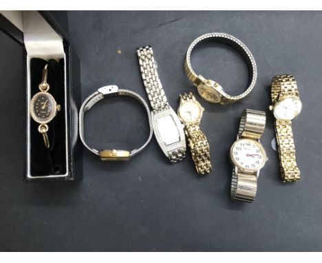 Rotary, Sekonda, Russian Yanka (currently ticking) & other ladies fashion watches 
