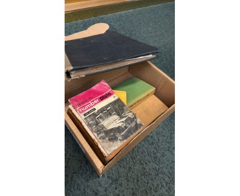 Vintage mixed lot featuring an early Lotto game, collectible tins, assorted postage stamps, and vintage books, including "Spo
