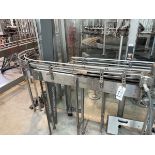 Lot of (2) Curved Sections of Conveyor, Approx. 3.25" Belt x 8' | Rig Fee $250