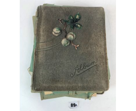 Postcard album of antique and vintage postcards