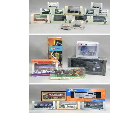 Various Diecast Tekno Stobart Sport horse transporter; Mercedes Benz E-Klasse; Corgi 50th Anniversary Dennis F125 Simon Snork