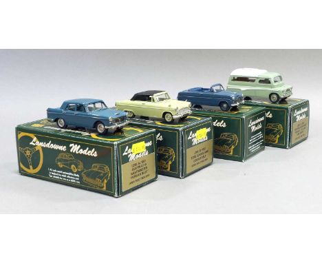 Lansdowne Models Four 1:43 Scale Models LDM33 Bedford Dormobile Romany De-Luxe  lime green (ii) LDM6c Austin A110 Westminster