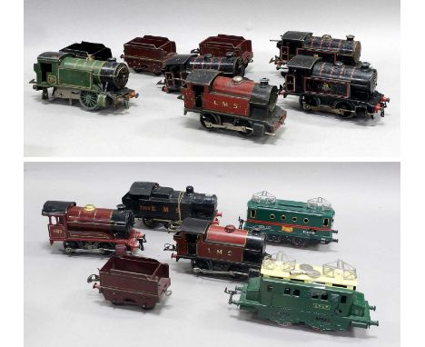 Hornby O Gauge Locomotives 0-4-0 LMS 1185 (largely repainted) 0-4-0T LMS 2270 (G) 0-4-0T GWR 5500 (a.f.) three other tank loc