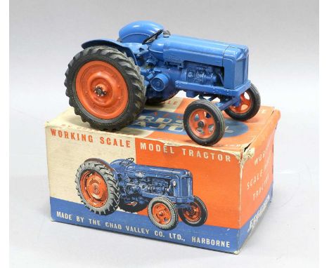 Chad Valley New Fordson Major Tractor  clockwork (G box G-F)Mechanism worked when wound