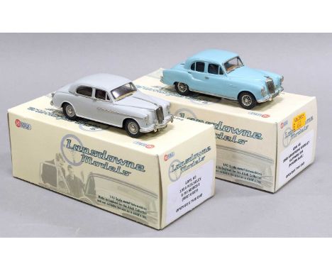 Lansdowne Models Two 1:43 Scale Models (i) LDM45 1958 Armstrong Siddeley Sapphire 234 powder blue (ii) LDM60 1954 Wolseley 6/