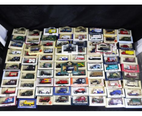 Lledo - Approximately 80 diecast model vehicles in original window boxes by Lledo. Lot includes The Blue Cross Van, MRK Energ