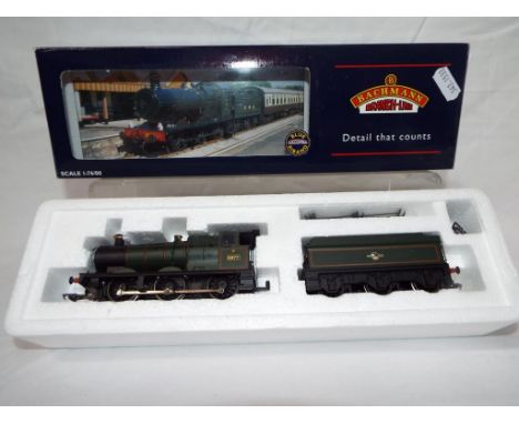 Bachmann Branch-Line - an OO scale model locomotive 0-6-0 Collett Goods with tender, op no 2277 BR green livery, # 32-302, ap