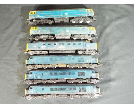 Hornby, Lima &amp; Mainline - OO gauge Six diesel locomotives, comprising op no 47240, 47401 ref R075, op no 55006 ref 205106