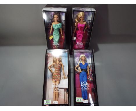 Barbie by Mattel - a collection of Barbie Collector Black Label dolls boxed, to include the Barbie Look Red Carpet model #BCP