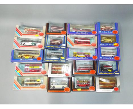 EFE, Gilbow - 20 boxed 1:76 scale diecast predominately model buses. Lot includes, 28001 Daimler DMS - Mayne of Manchester, E