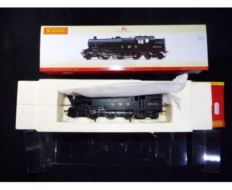 Hornby - A boxed Hornby R2635X OO Gauge 4-6-4 steam locomotive Stabier 4MT Class 4P in black LMS livery. DCC Fitted. Model ap