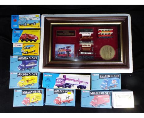 Corgi, Matchbox - 11 boxed diecast model vehicles by Corgi, together with A Matchbox Models Of Yesteryear Limited Edition No.