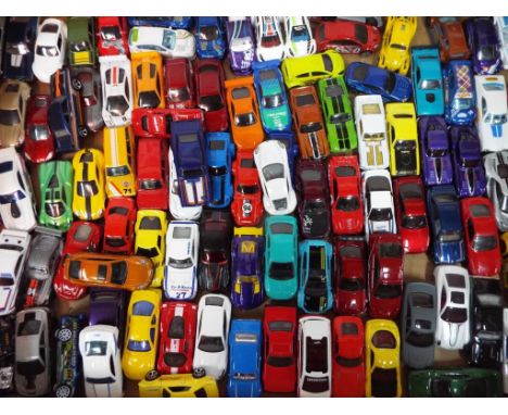 Hot Wheels - Approximately 90 unboxed diecast model vehicles by Hot Wheels. Lot includes,'71 Dodge Challenger, VW Kafer Racer