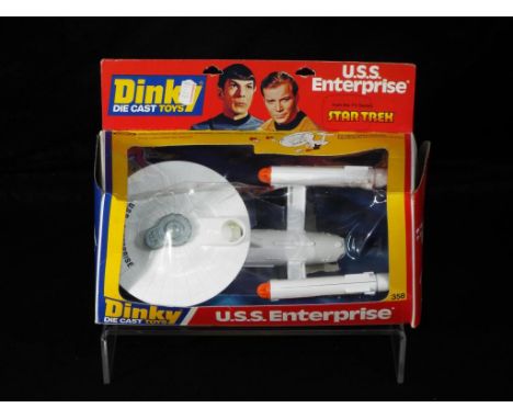 Dinky Toys - A Dinky Toys 358 'Star Trek' U.S.S. Enterprise in original window box. The model appears to be in Mint condition
