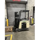Crown Stand Up Forklift, Model #RC3020-40, S/N #1A174141, Hours #1676, Mast Height 240'', Fork