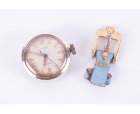 Rolex, a ladies 1960's precision 'Camelion' manual wind wristwatch with Rolex buckle (no strap) baton dial, model 9668, dial 