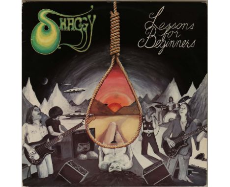 SHAGGY - LESSONS FOR BEGINNERS LP (ROYAL RGLP 80). Seldom seen only LP from the Gothenburg formed rockers (Royal Records RGLP