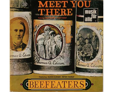 BEEFEATERS - MEET YOU THERE LP (TELEFUNKEN SONET NT 672). The original German pressing of the 1969 LP from the Danish outfit 