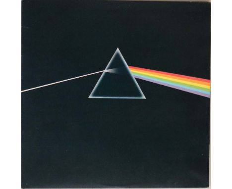PINK FLOYD - THE DARK SIDE OF THE MOON - 1ST UK 'SOLID BLUE' PRESSING LP (SHVL 804). Superb 1st UK pressing of the seminal co
