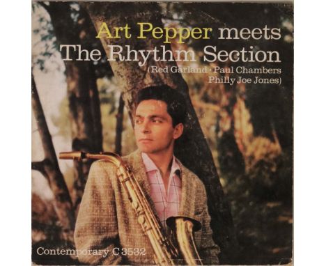 ART PEPPER - MEETS THE RHYTHM SECTION LP (US CONTEMPORARY C 3532). Introducing this all-star lineup of Art Pepper, Red Garlan