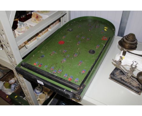 A bagatelle board
