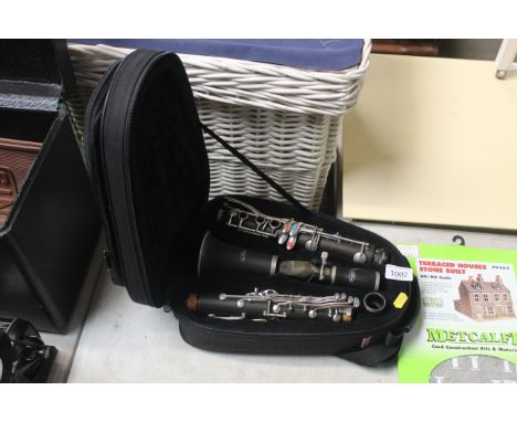 A Hanson clarinet in fitted case