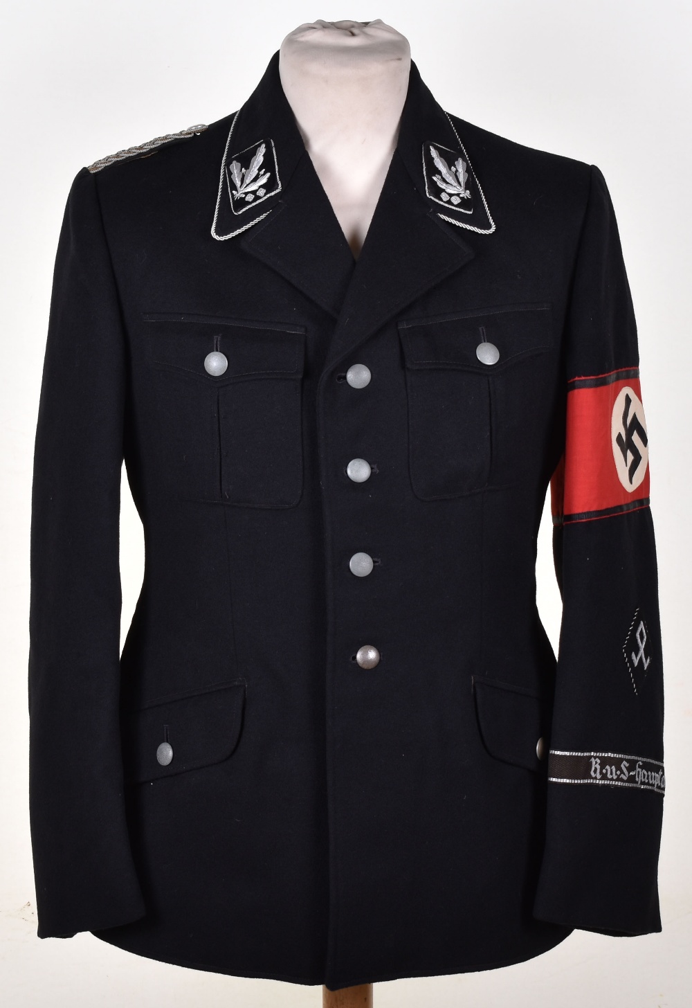 Third Reich Allgemeine-SS Officers Full Uniform, consisting of four ...