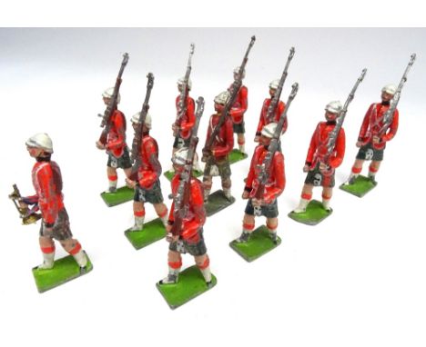 Krause 56mm scale Black Watch marching at the slope in foreign service helmets with Trumpeter (Condition Good) 1905 (11)