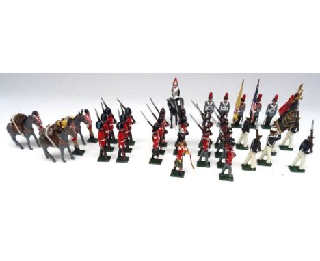 Blenheim Napoleonic British Infantry and Highlanders (one converted to sergeant), Irish Guards, a Royal Horse Guard at the ha