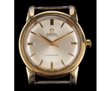 Omega, Seamaster, Chronometer, an automatic wristwatch,: the silvered dial with baton markers and tapered hands, 35mm diamete