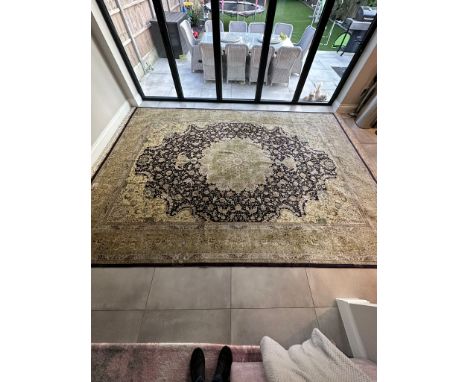 Authentic Hand Knotted Persian Rug. 15ft x 10ft. From the information that was provided by the vendor, this rug was imported 