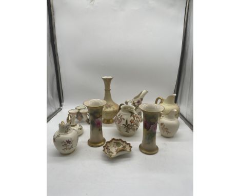 Collection of Royal Worcester - Ivory Blush. 