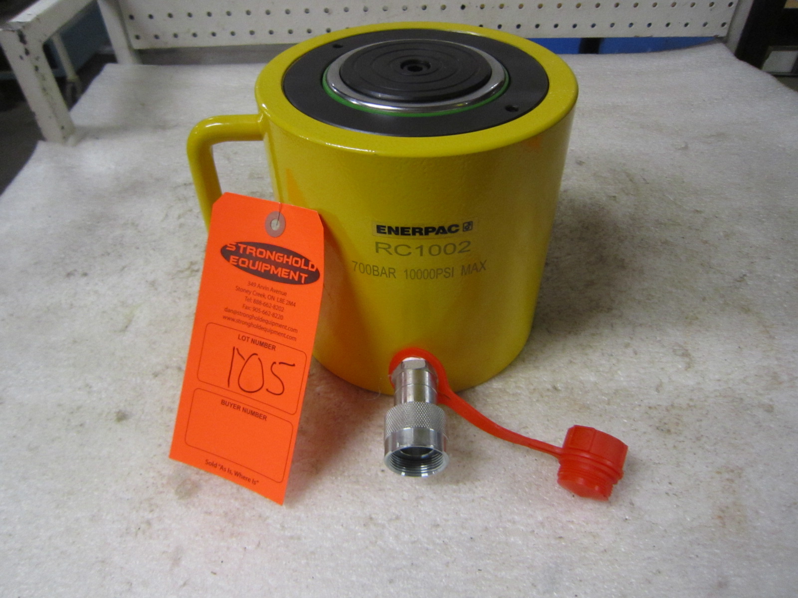 Enerpac RC1002 MINT 100 ton Hydraulic Jack with 2" stroke type cylinder