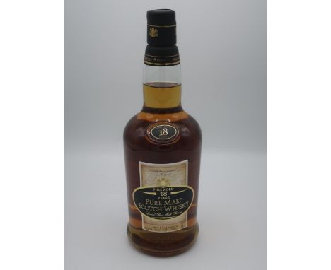 Pure Malt Scotch Whisky, Fine Aged 18 Years, distilled by Wallace &amp; Young Glasgow, 70cl 40%vol, 1btl 