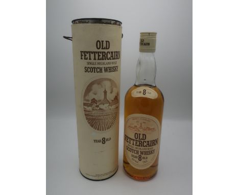 Old Fettercairn Single Highland Malt Scotch Whisky, 8 Years Old, 75cl 43%vol, 1btl in card tube 