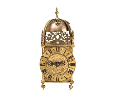 Thomas Mudge, London, a late-Victorian lantern mantle clock the eight-day duration, double-fusee movement striking the hours 