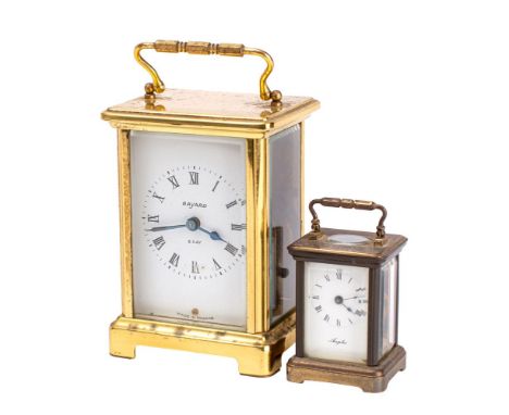 L'Epee, a 20th century miniature carriage clock the eight-day duration timepiece movement having a platform lever escapement 
