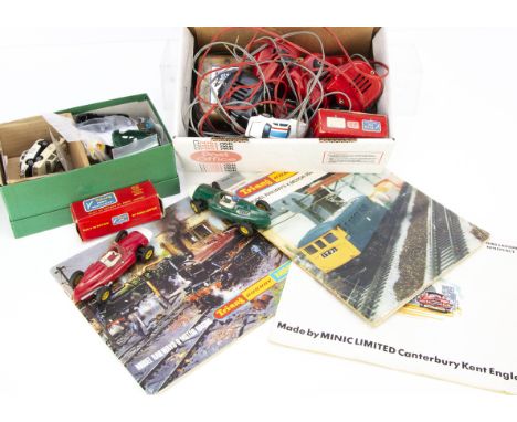 Tri-ang Minic Motorway Parts Accessories and Catalogues and  VIP and Matchbox slot Cars, Minic, white Police Jaguar (no light