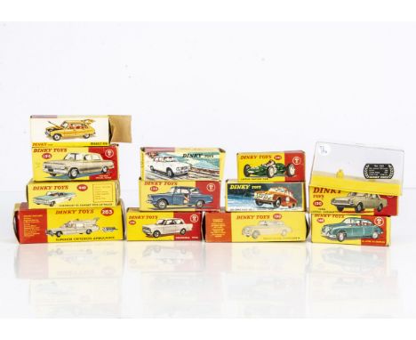 Dinky Toy Empty Boxes, including 139 Ford Consul Cortina, 196 Holden Special Sedan, 449 Chevrolet El Camino, 130 Ford Consul 