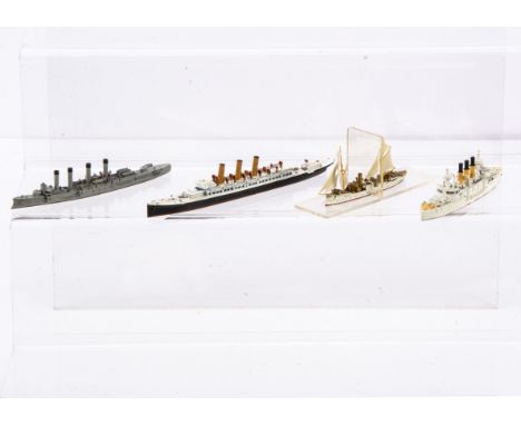 Mercator 1:1250 Waterline Ship Models,  König Wilhelm, Armoured Frigate, 1897, No M102, General Admiral Graf Apraxin Armoured