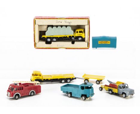 Tri-ang Minic Motorway Commercial Vehicles, M1546 Bedford Lorry with Bale Load, in original box, unboxed, M1547 Bedford Lorry