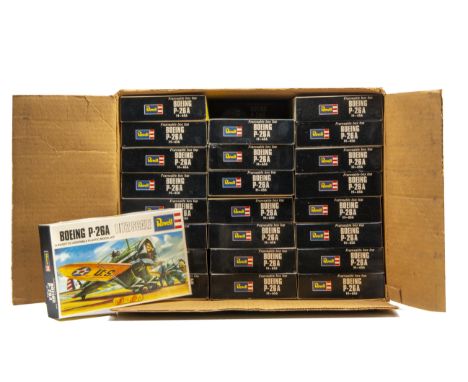 A Revell Trade Box Of 72 Boeing P-26A Kits, 1:72 scale, item no.H-656, all unopened in original boxes, E, boxes VG-E, trade b