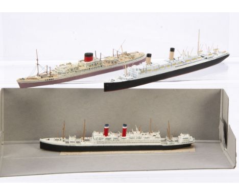 CM-Miniaturen 1:1250 Waterline Ship Models, George Washington, Passenger ship, 1908, No. CM60, leaflet and picture, Victoria 